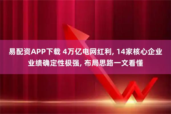 易配资APP下载 4万亿电网红利, 14家核心企业业绩确定性极强, 布局思路一文看懂